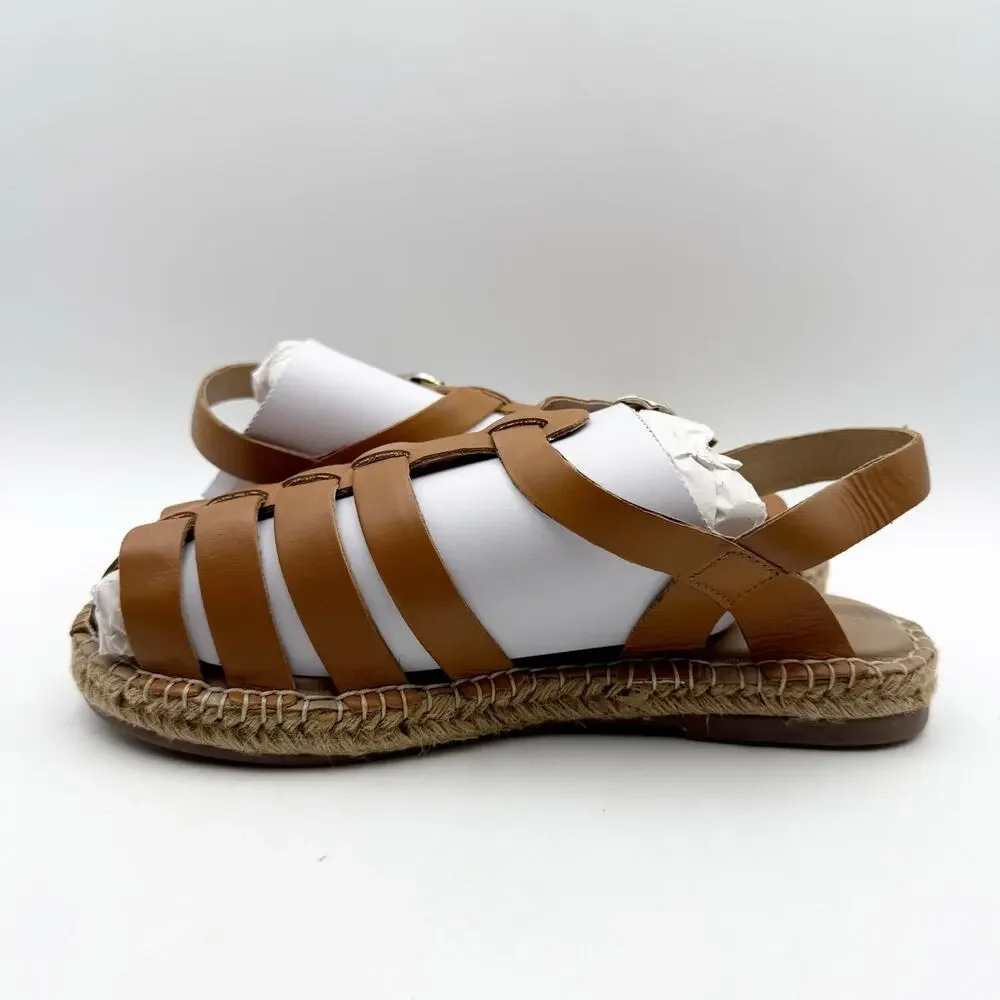 Sam Edelman Girls Kora Sandals US 13 EU 31 Brown Leather NIB